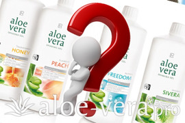 Питьевые гели Aloe Vera  от LR  - наиболее часто задаваемые вопросы