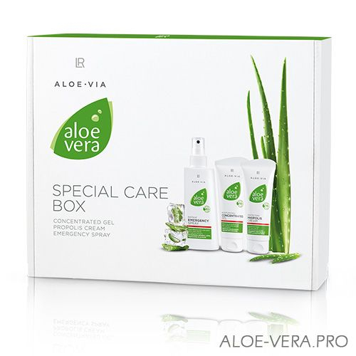 Aloe Vera 79-90% набор Первая помощь | Алоэ Вера Бокс (Германия, LR)